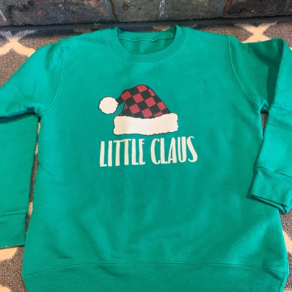 Kids Christmas Santa sweatshirt size 6